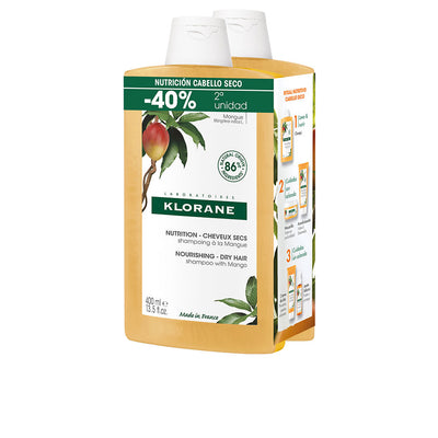 Al Mango Nourishing Shampoo For Dry Hair Duo 2 X 400 Ml