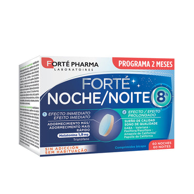 Forté Noche 8 H Adormecimiento Más Rápido 60 Comprimidos