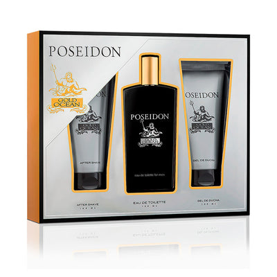 Poseidon gold ocean for men -pakkaus, 3 kpl