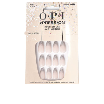 Opi Xpress/On Artificial Nails Nail Art #I Want It, I Got It 30 U