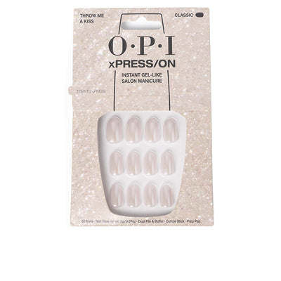 Opi Xpress/On Artificial Nails Iconic Shades #Throw Me A Kiss 30 Units