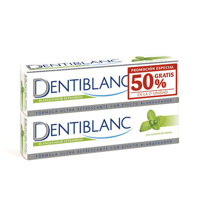 Dentiblanc Extrafresh Whitening With Mint Extract Pack 2 X 100 Ml