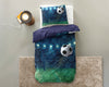 Lasten Pussilakanasetti Live football Sininen 140 x 200/220