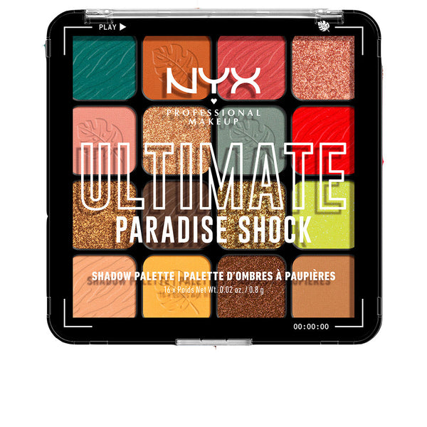 Nyx Professional Make Up - Ultimate Paradise Shock eyeshadow palette 16 x 0.8 gr