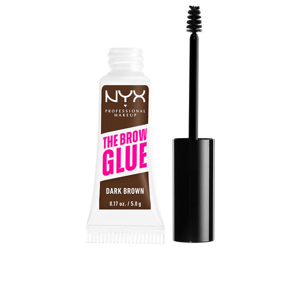 Nyx Professional Make Up - The Brow Glue eyebrow gel #dark brown 5 gr
