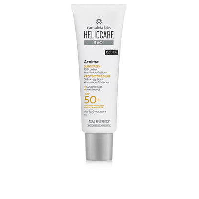 Heliocare 360° Acnimat Sunscreen Anti-Blemish And Mattifying System Spf 50+ 50 Ml