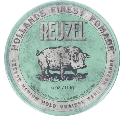Green Pomade Medium Hold Grease 113 Gr
