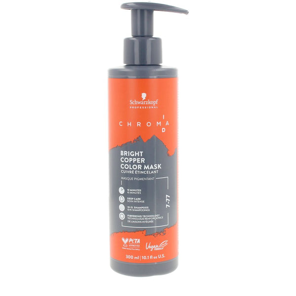Schwarzkopf - Chroma Id bonding color mask #7-77-Bright Copper 300 ml