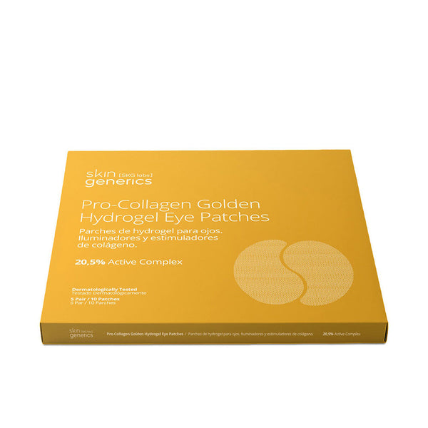 Skin Generics - Pro-collagen Golden parches de hydrogel para ojos 5 u