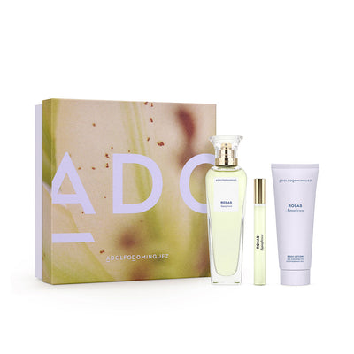 Agua Fresca De Rosas Blancas Estuche 3 Pz