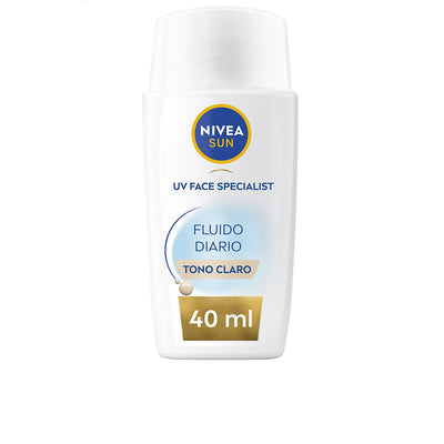 Daily Sun Fluid Facial Protection Spf50+ #Light Tone 40 Ml