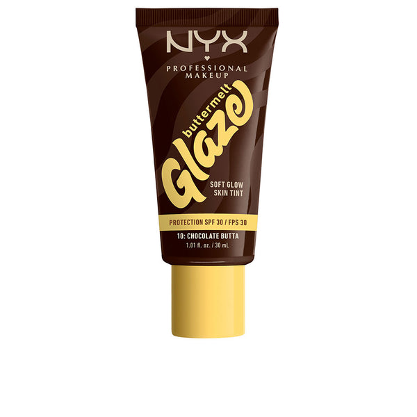 Nyx Professional Make Up - Buttermelt Glaze sunscreen tint + Spf30 #10-Chocolate Butta 30 ml