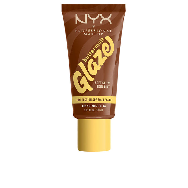 Nyx Professional Make Up - Buttermelt Glaze sunscreen tint + Spf30 #08-Nutmeg Butta 30 ml