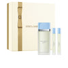 Light Blue Pour Femme Case 3 Pcs