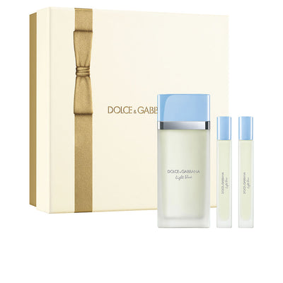 Light Blue Pour Femme Case 3 Pcs