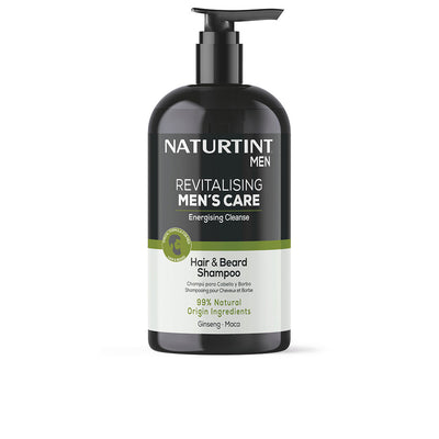 Revitalising Men&#39;S Care Hair And Beard Shampoo Energizing Cleansing 500 Ml