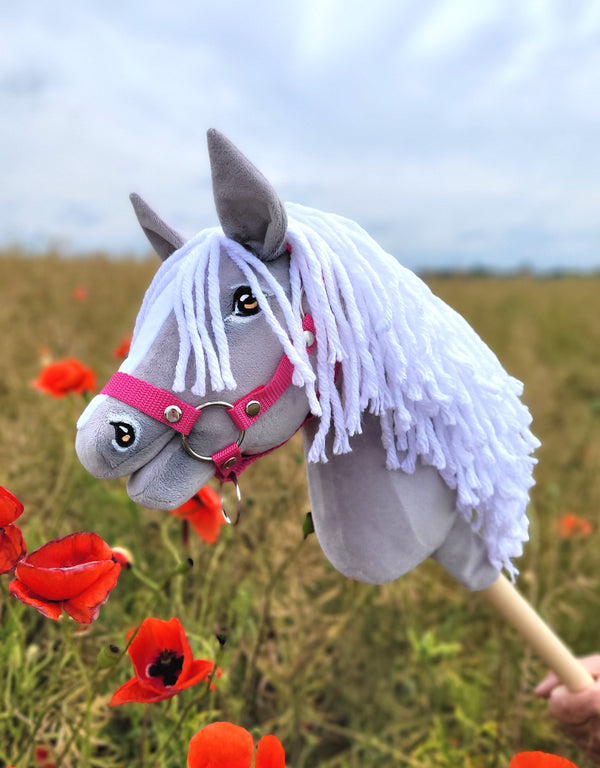 Super Hobby Horse - Super Hobby Horse Premium keppihevonen A4 - harmaa hevonen