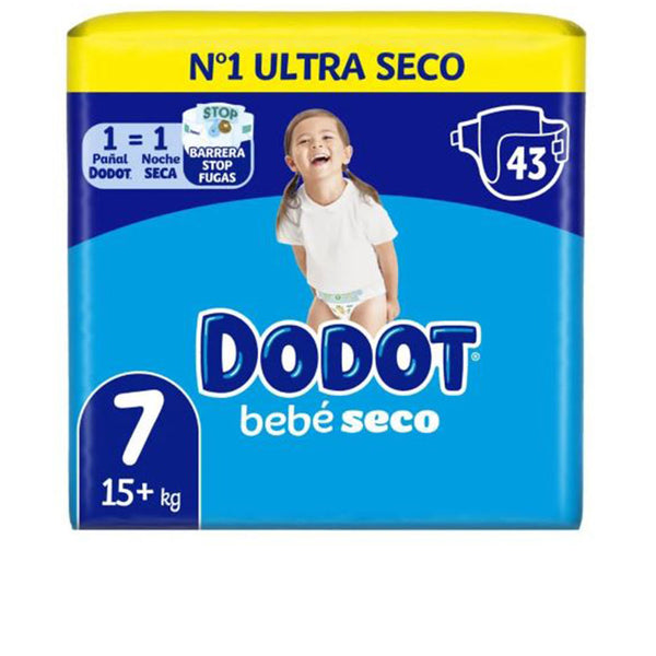 Dodot Stages Size 7 Diapers 15-24 Kg 43 Units