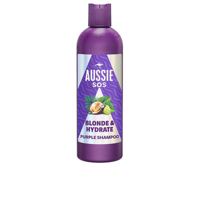 Aussie Sos Blonde &Amp; Hydrate Purple Shampoo 300 Ml