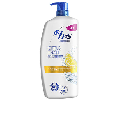 H&Amp;S Citrus Fresh Anti-Dandruff Shampoo For Oily Hair, 1000 Ml Dispenser