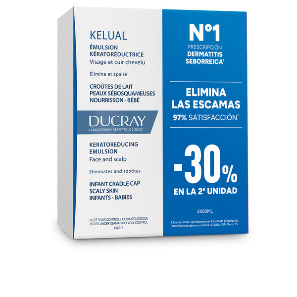 Ducray - Kelual keratoreducing emulsion for cradle cap pack of 2 x 50 ml