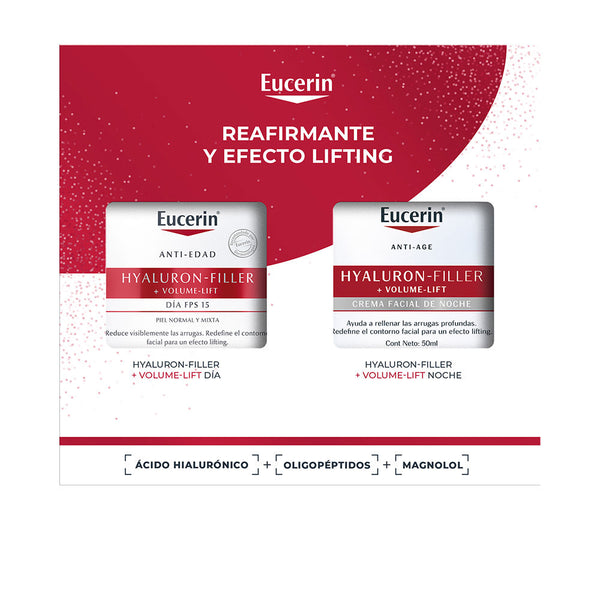 Eucerin - Hyaluron Filler + Volume-lift Day Cream For Normal To Combination Skin, 2-Piece Set