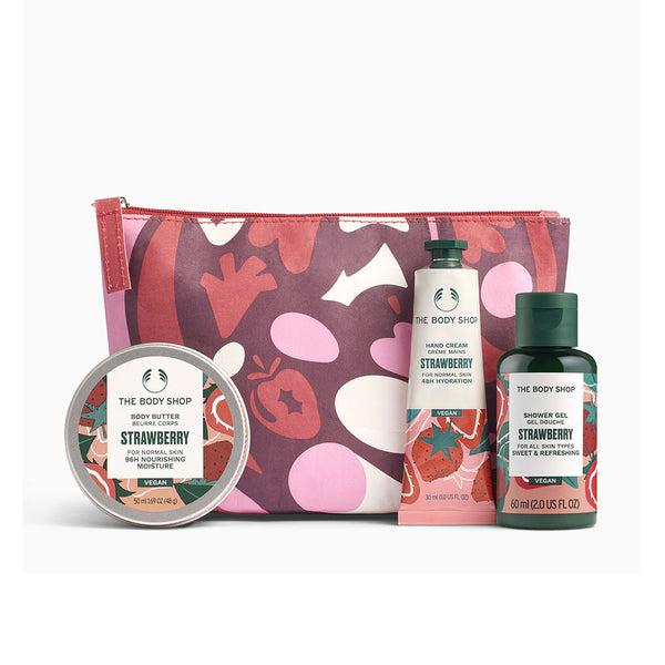 The Body Shop - Mini Strawberry Set 4 pcs