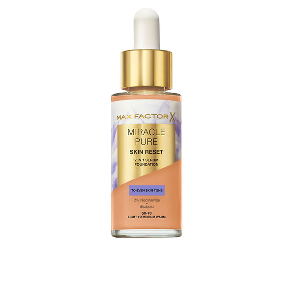 Max Factor - Miracle Pure sérum renovador 2 en 1 #Light Medium Warm 30 ml