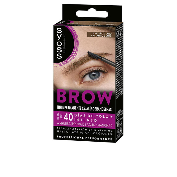 Syoss - Brow Tint permanent eyebrows #Light Brown 1 u