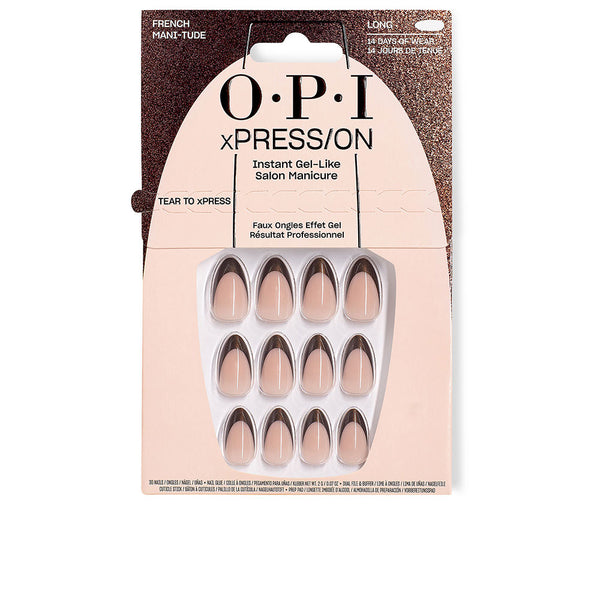 Opi - Opi xPRESS/On - What's Your Mannitude Collection - French Mani-tude Nails 30 Count