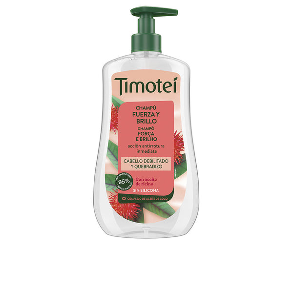 Timotei - Timotei Strength and Shine Shampoo with Castor and Coconut Oil for Weak and Brittle Hair 600 ml