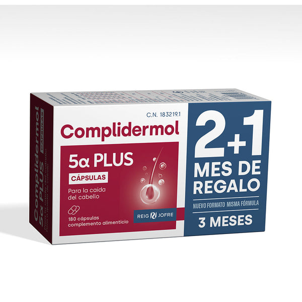 Complidermol - Complidermol 5 Alfa Plus capsules for hair loss 180 units