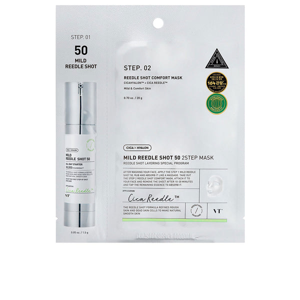 Vt Cosmetics - Vt Reedle Shot 50 2-Step microneedling mask 20g