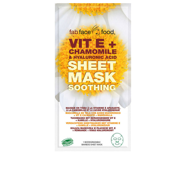 7Th Heaven - Fab Face Food Vit E + Chamomile &amp; Hyaluronic Acid cloth mask 1 u