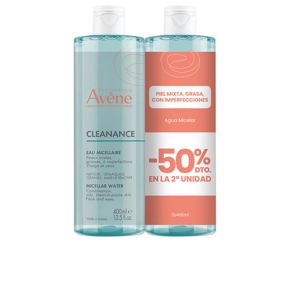 Avène - Micellar water makeup remover pack 2 x 400 ml
