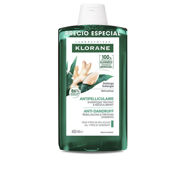 Klorane - Galanga rebalancing and treatment anti-dandruff shampoo 400 ml