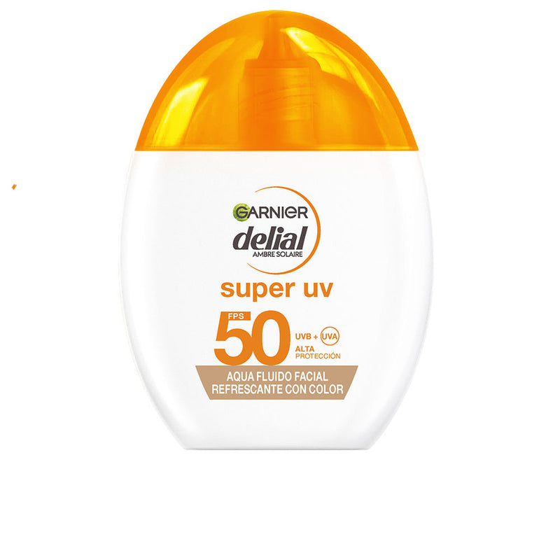 Garnier - Delial Super Uv aqua refreshing facial fluid with color Spf50 40 ml