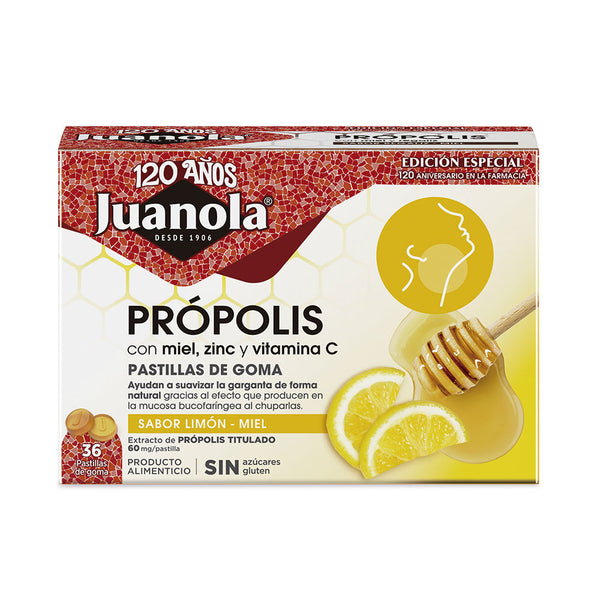 Juanola - Propolis Lemon Honey gummies 36 u