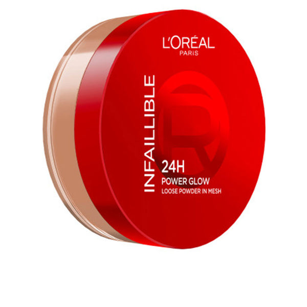 L'oréal Paris - Infaillible Power Glow loose powder in mesh 24h #Medium 1 u