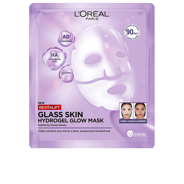 L'oréal Paris - Revitalift Glass Skin hydrogel glow mask 1 u