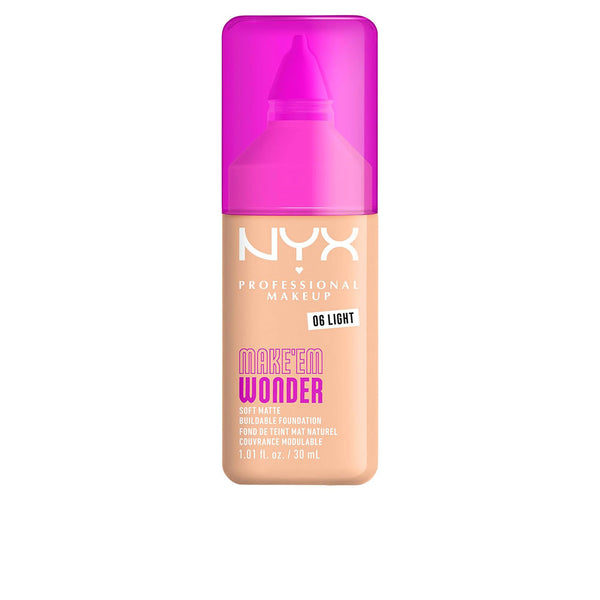 Nyx Professional Make Up - Make'Em Wonder foundation #06-Light 30 ml