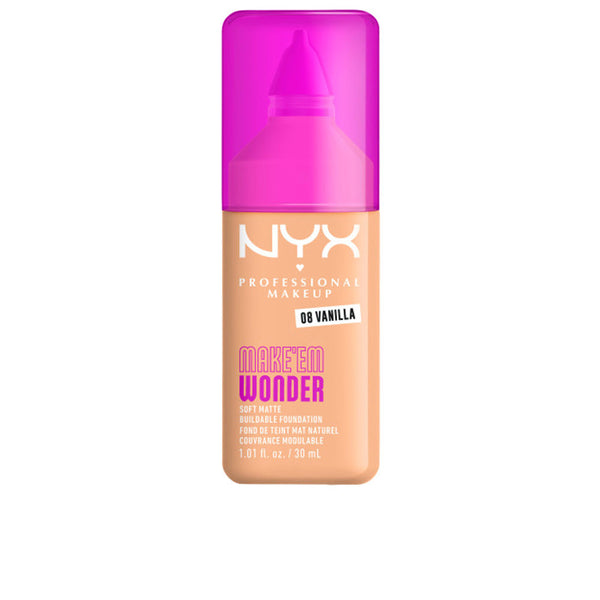 Nyx Professional Make Up - Make'Em Wonder foundation #08-Vanilla 30 ml
