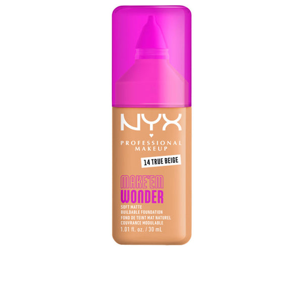 Nyx Professional Make Up - Make'Em Wonder foundation #14-True Beige 30 ml