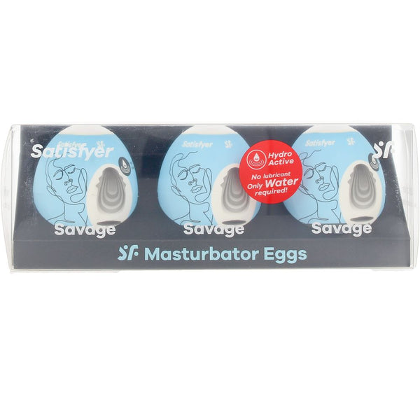 Satisfyer - Satisfyer Savage Masturbating Eggs 3-Piece Set