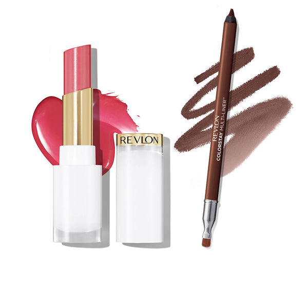Revlon Mass Market - Duo Glass Shine + Multiliner 2 pz