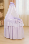 My Sweet Baby - Punosnukke-kehto Moses-kori verhoilla Little Princess liila