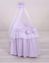 My Sweet Baby - Punosnukke-kehto Moses-kori verhoilla Little Princess liila
