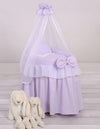 My Sweet Baby - Punosnukke-kehto Moses-kori verhoilla Little Princess liila