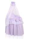 My Sweet Baby - Punosnukke-kehto Moses-kori verhoilla Little Princess liila
