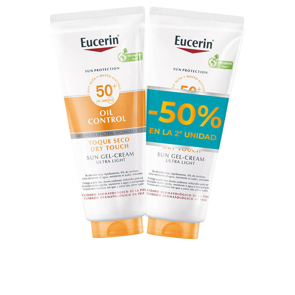 Eucerin - Sun Body Oil Control gel-cream Spf50+ pack 2 x 200 ml